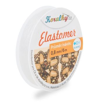 Elastomer 0,8mm/6m čirý