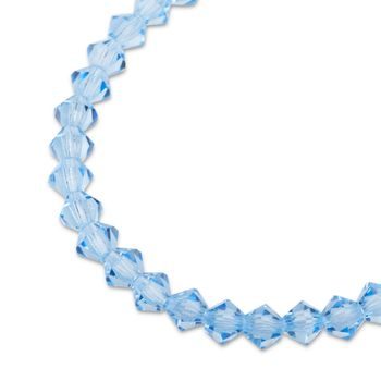 PRECIOSA MC perle Rondelle 6mm Light Sapphire