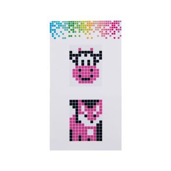 Pixel keychain unicorn