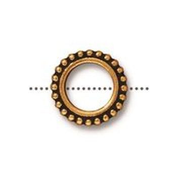 TierraCast bead Round 8mm antique gold