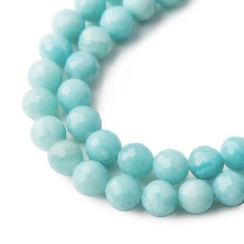 Amazonite 8 mm faceted
