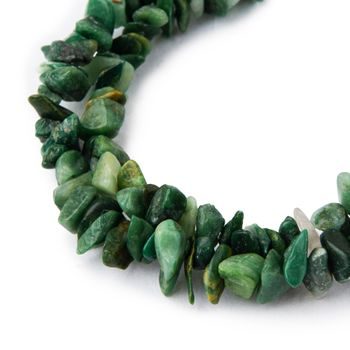 Green Jade crystal chips 80cm