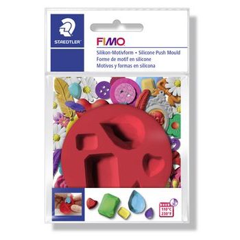 FIMO silicone push mould Gem