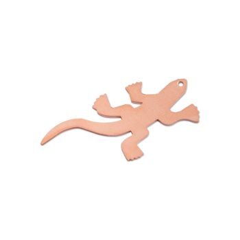 Copper cutout lizard 43x20mm