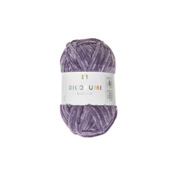 Chenille yarn Ricorumi Nilli Nilli colour shade 012 purple