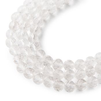 Crystal 6 mm faceted