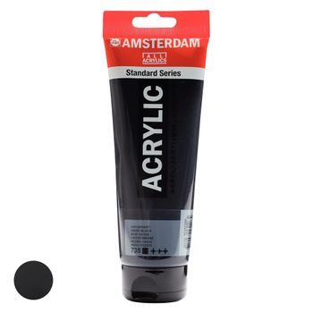 Amsterdam akrylová barva v tubě Standart Series 250 ml 735 Oxide Black