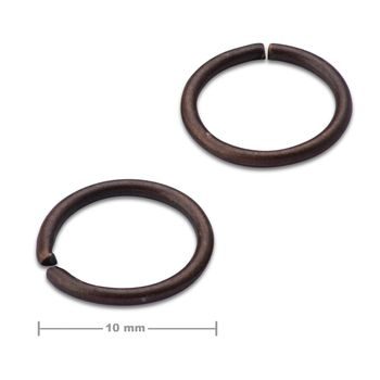 Jump ring 10mm antique copper