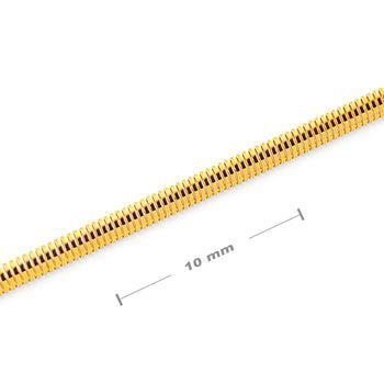 French wire 1.3mm in the colour of gold