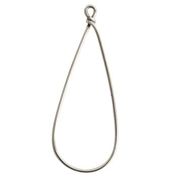 Nunn Design teardrop 51,5x18mm silver-plated