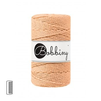 Bobbiny Macramé příze stáčená 3PLY 3mm Peach Fuzz