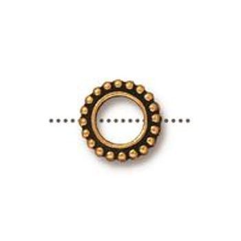 TierraCast bead Round 6mm antique gold