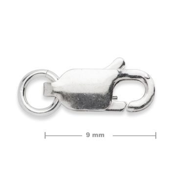 Stříbrná karabinka 9 mm