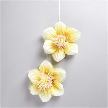 Tissue paper flowers kit - violas diameter 13 cm