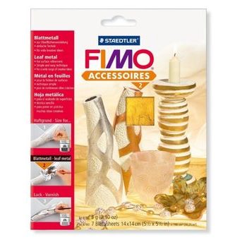 FIMO leaf metal gold