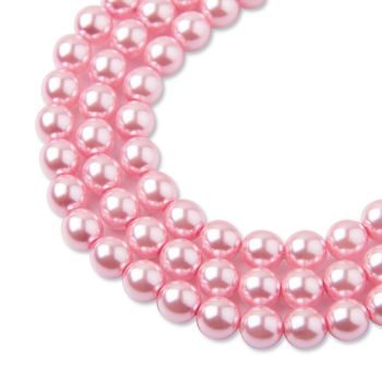 Glass pearls 6mm Baby pink