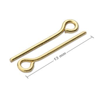 Eyepins 13mm gold