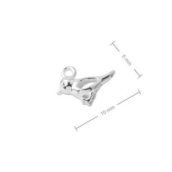 Silver pendant sparrow No.879