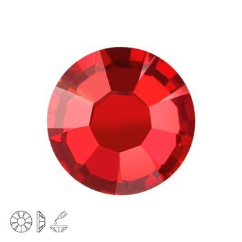 Preciosa MC glue-on chaton roses MAXIMA SS16 Red Velvet