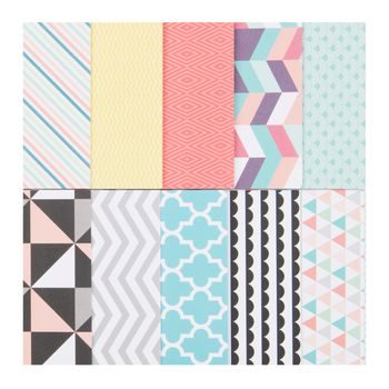 Set of papers with a print BASIC 20 sheets 24x34cm 270g/m²