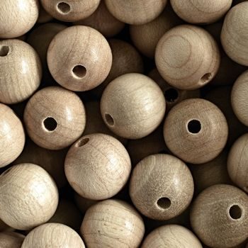 Wooden raw beads 40mm