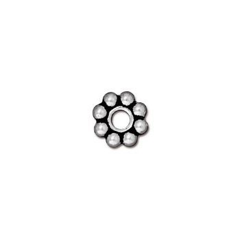 TierraCast decorative spacer 8mm antique silver