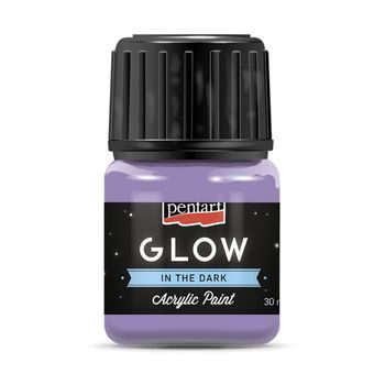 PENTART akrylová farba svietiaca v tme 30ml lila