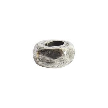 Nunn Design organic bead 7,5x5mm silver-plated