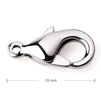 Stainless steel 316L lobster clasp 15mm