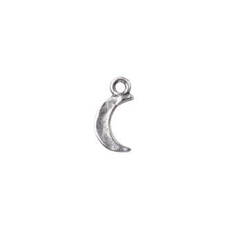 Nunn Design pendant Charm half moon 13x7mm silver-plated