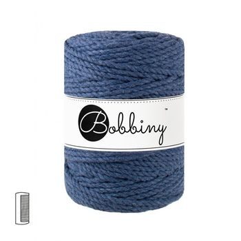 Bobbiny macramé priadza XXL 3PLY 5mm Jeans 