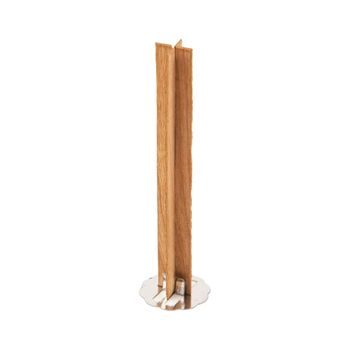 Rose wood candle wick with a metal holder 13x80mm