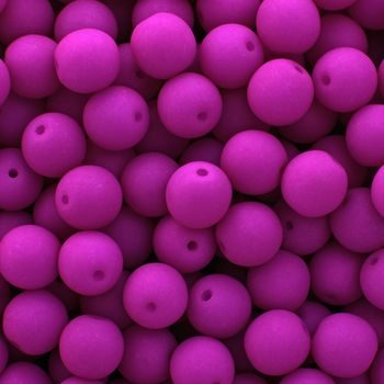 Pressed beads Estrela NEON 6mm purple