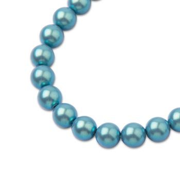 Preciosa guľatá perla MAXIMA 8mm Pearlescent Blue