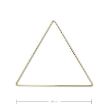 Kovový rám trojuholník na macramé 20cm