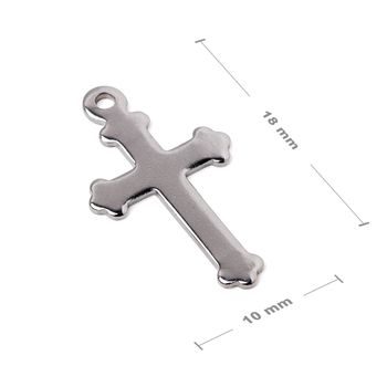 Stainless steel 316L pendant cross