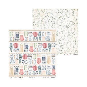 Set of double-sided papers for scrapbook 30x30cm 12 sheets P13 Farm Sweet Farm