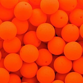 Pressed beads Estrela NEON 8mm orange