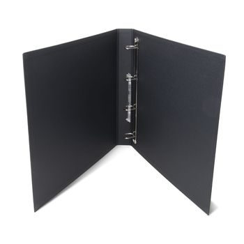 Krúžkový album na scrapbook z kraftového kartónu 36,5x32,5x4cm čierny