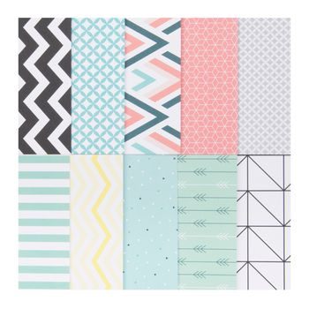 Set of papers with a print BASIC 20 sheets 24x34cm 270g/m²