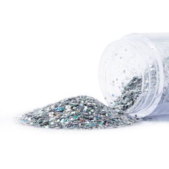 Glitter třpytky 5g stříbrné