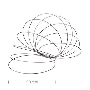 Paměťový drát z nerezové oceli 90mm/5 závitů