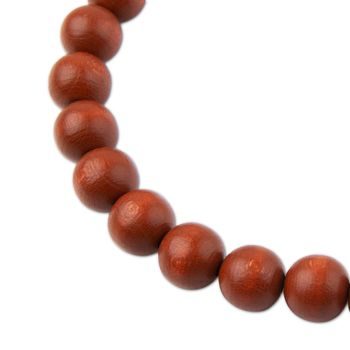 Wooden beads mix natural