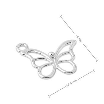 Sterling silver 925 pendant butterfly No.518