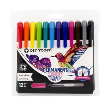 Centropen markers Permanent Creative 2896 set 12 pcs