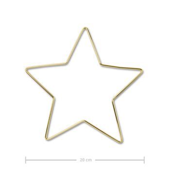 Metal frame star for macramé 20cm