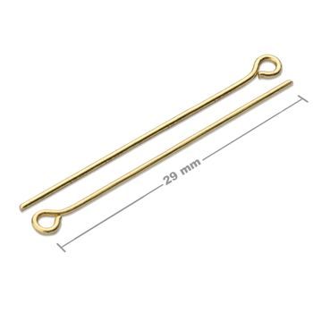 Eyepins 29mm gold