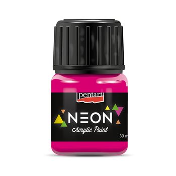 PENTART akrylová barva neonová 30ml růžová