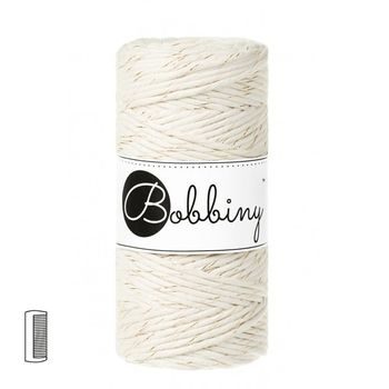 Bobbiny Macramé Cord Regular 3mm Golden natural