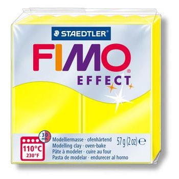 FIMO NEON effect 57g žlutá
